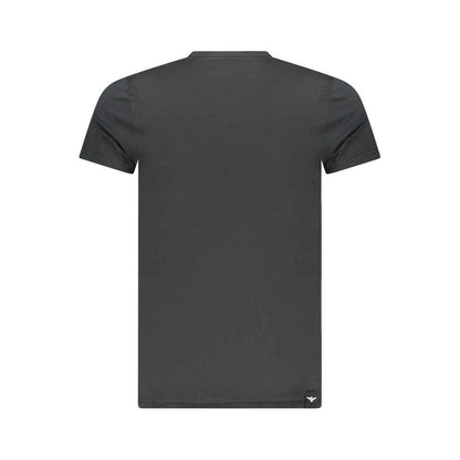 Black Cotton Men's T-Shirt