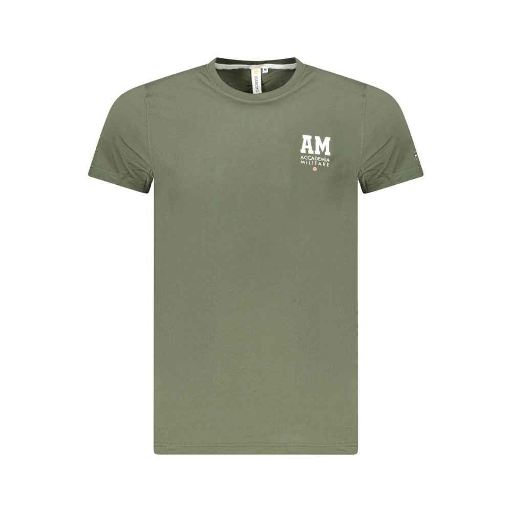 Green Cotton Men's T-Shirt