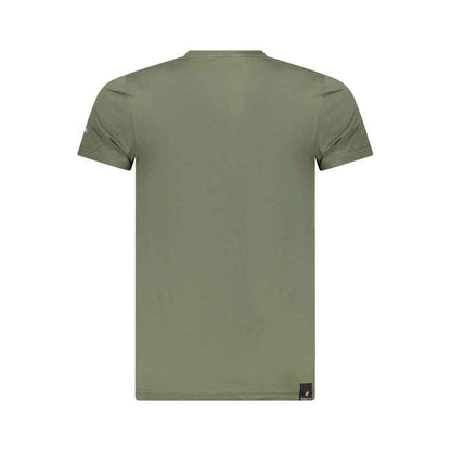 Green Cotton Men's T-Shirt