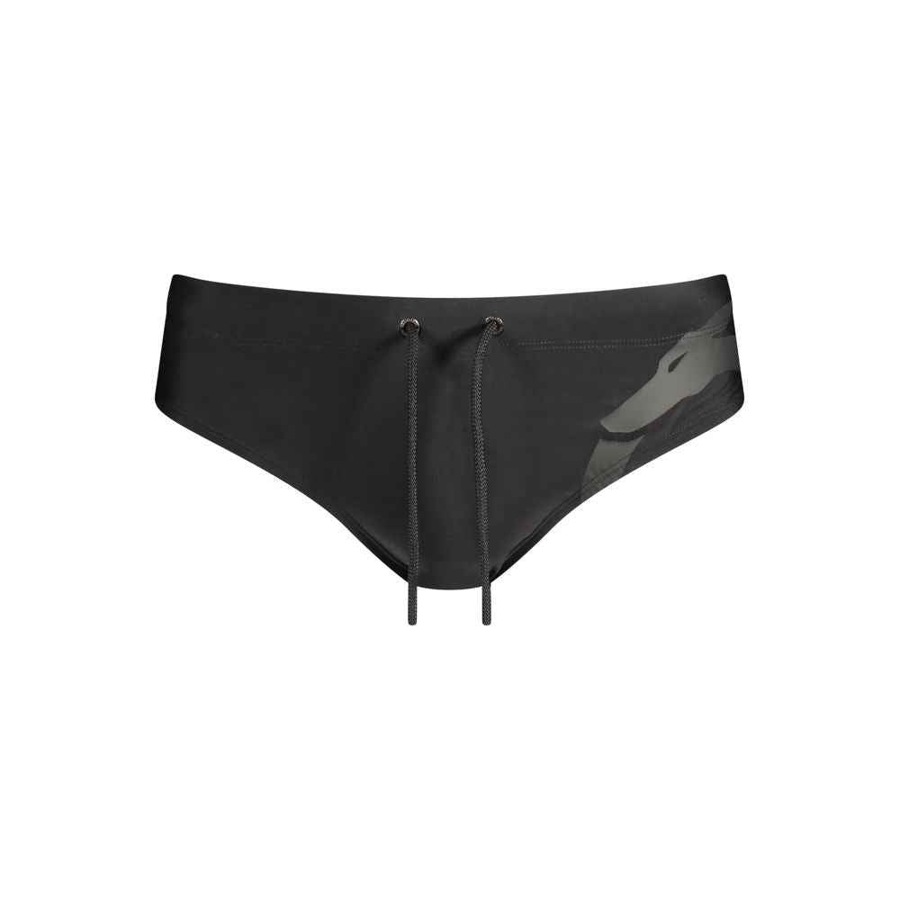 Black Polyamide Men's Brief