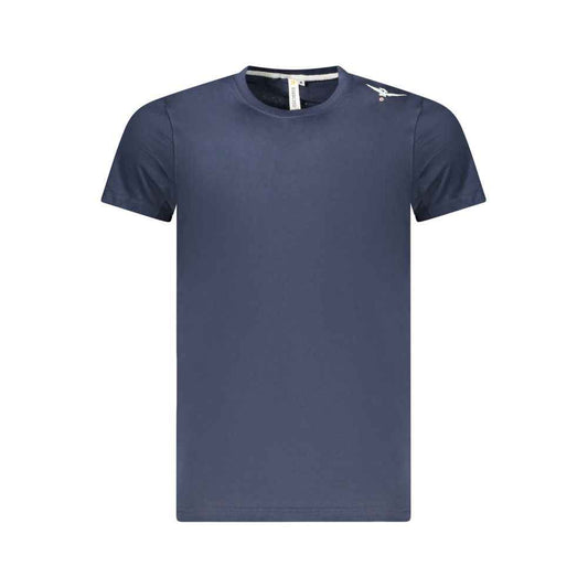 Blue Cotton Men's T-Shirt