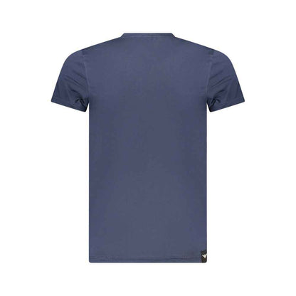 Blue Cotton Men's T-Shirt