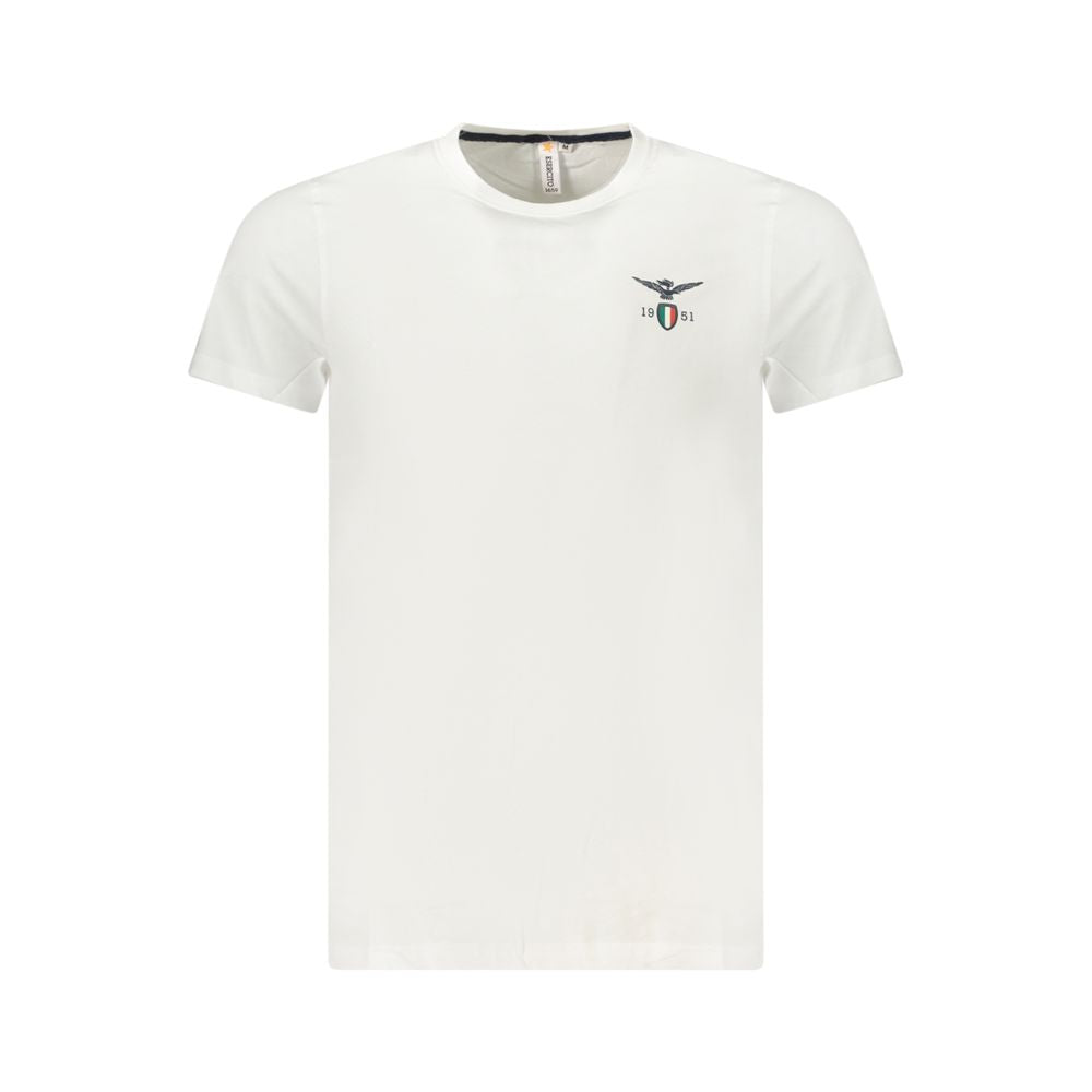 White Cotton Men's T-Shirt