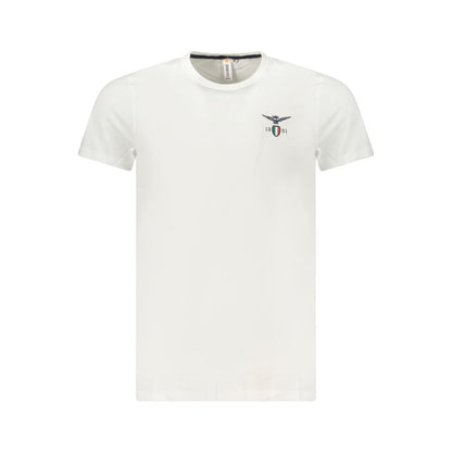 White Cotton Men's T-Shirt