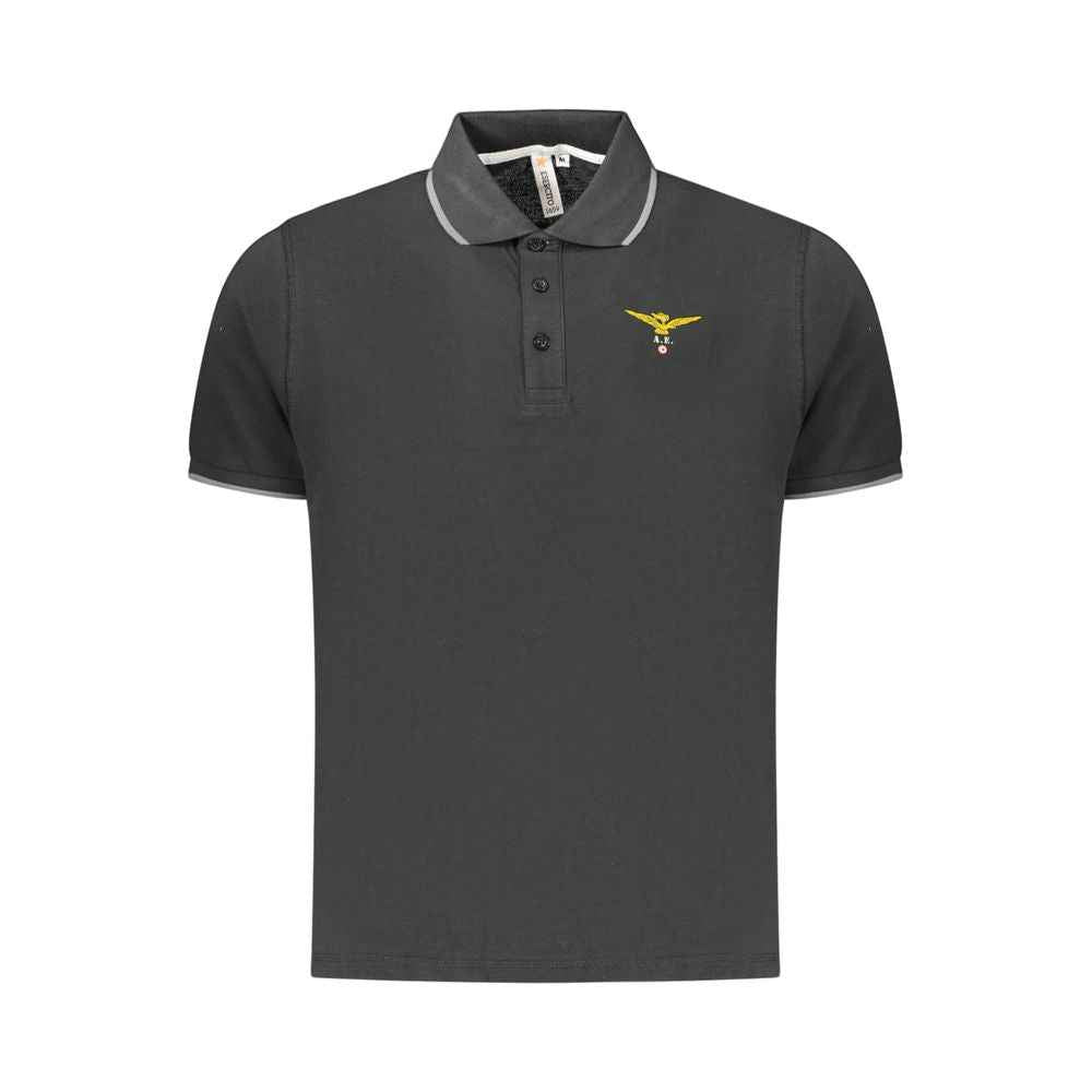 Nero Cotton Men Polo