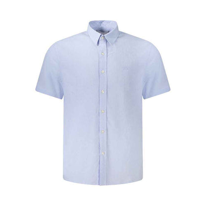 Light Blue Cotton Men's Shirt
