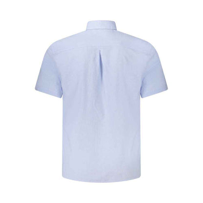 Light Blue Cotton Men's Shirt