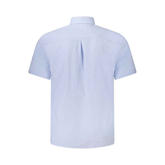 Light Blue Cotton Men's Shirt