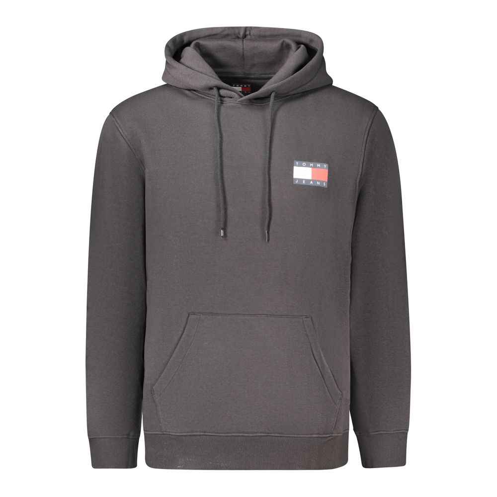 Black Cotton Men's Sweatshirt