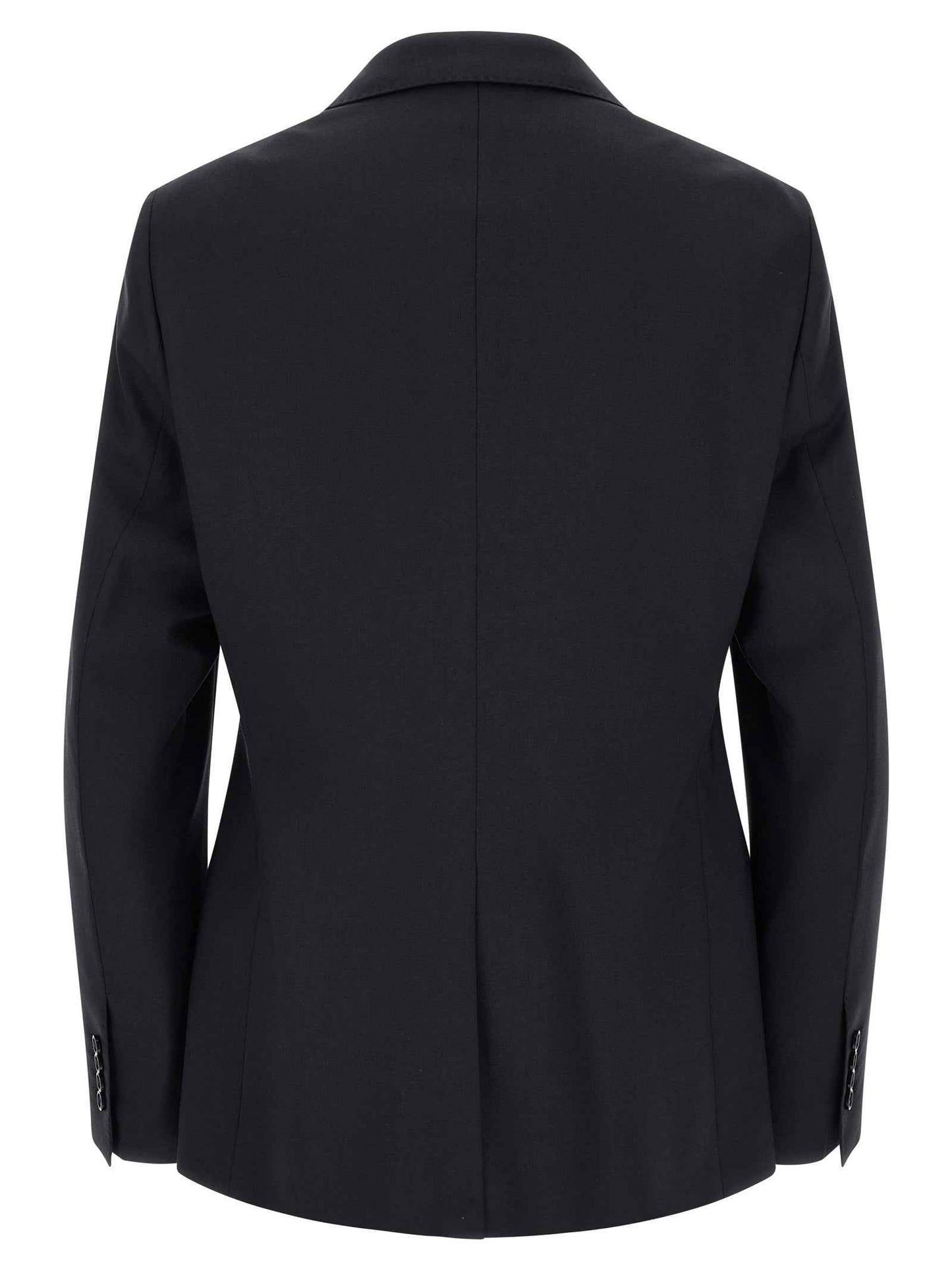 Blue Virgin Wool Two-Piece Suit