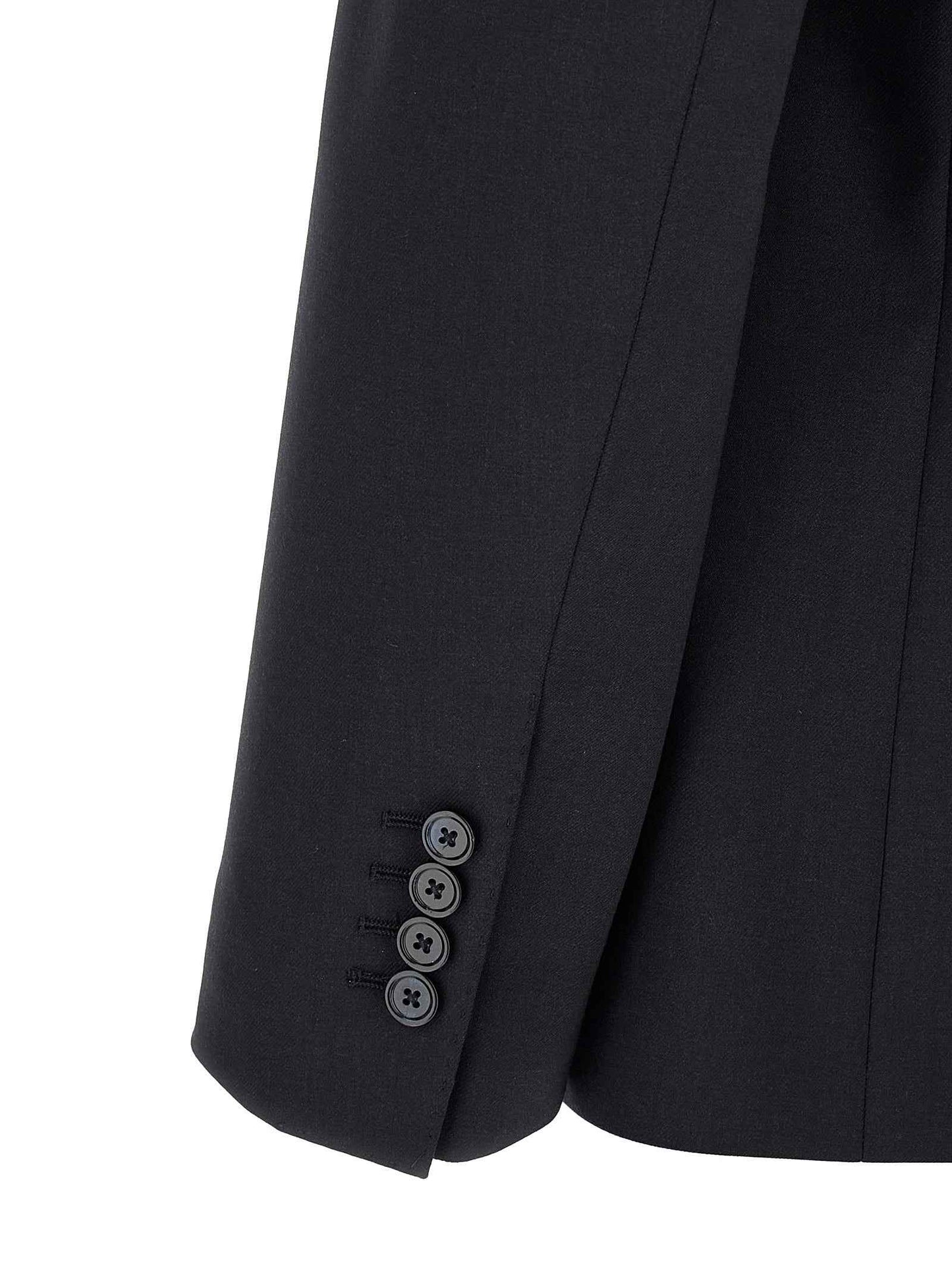 Blue Virgin Wool Two-Piece Suit