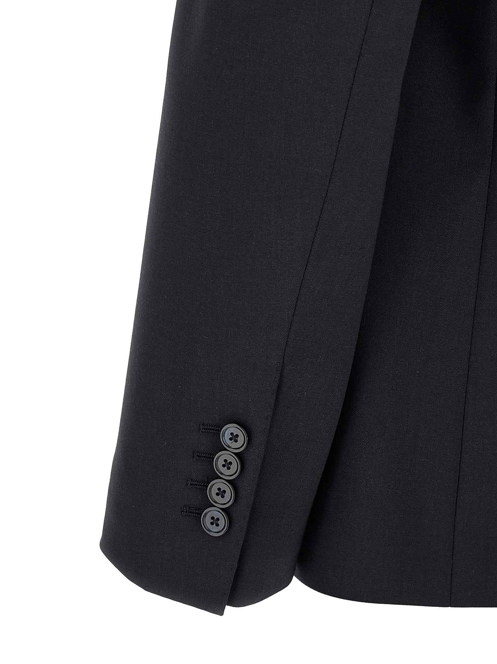 Blue Virgin Wool Two-Piece Suit