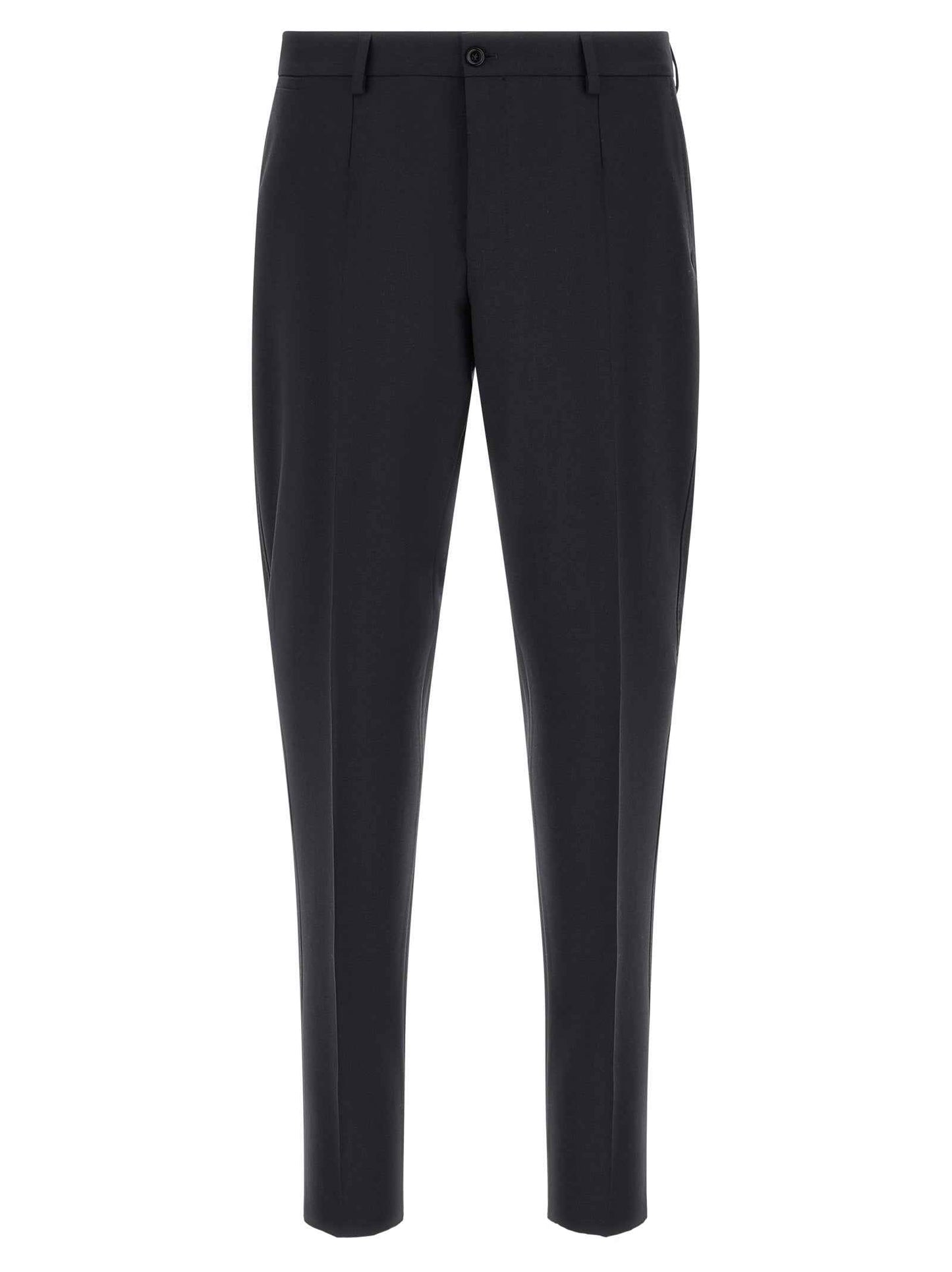 Blue Virgin Wool Two-Piece Suit