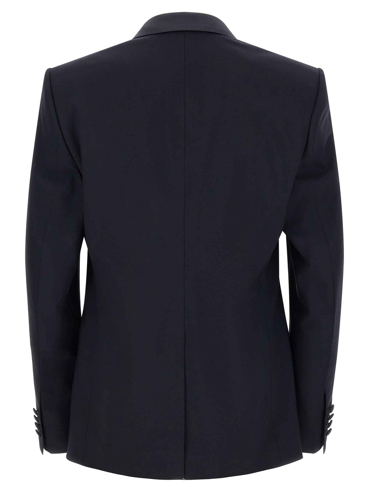 Blue Virgin Wool Two-Piece Suit