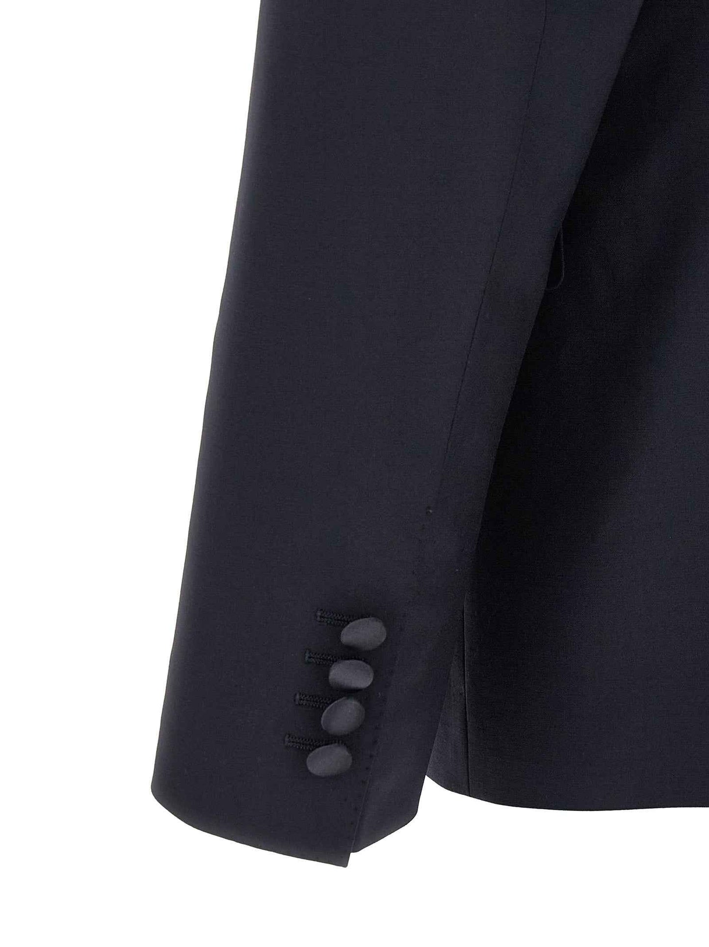 Blue Virgin Wool Two-Piece Suit