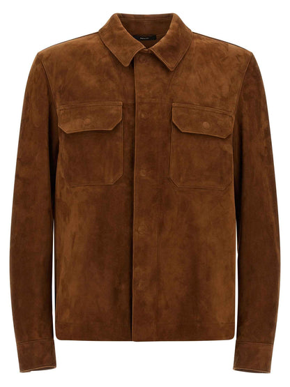 Brown Lamb Leather Leather Jacket