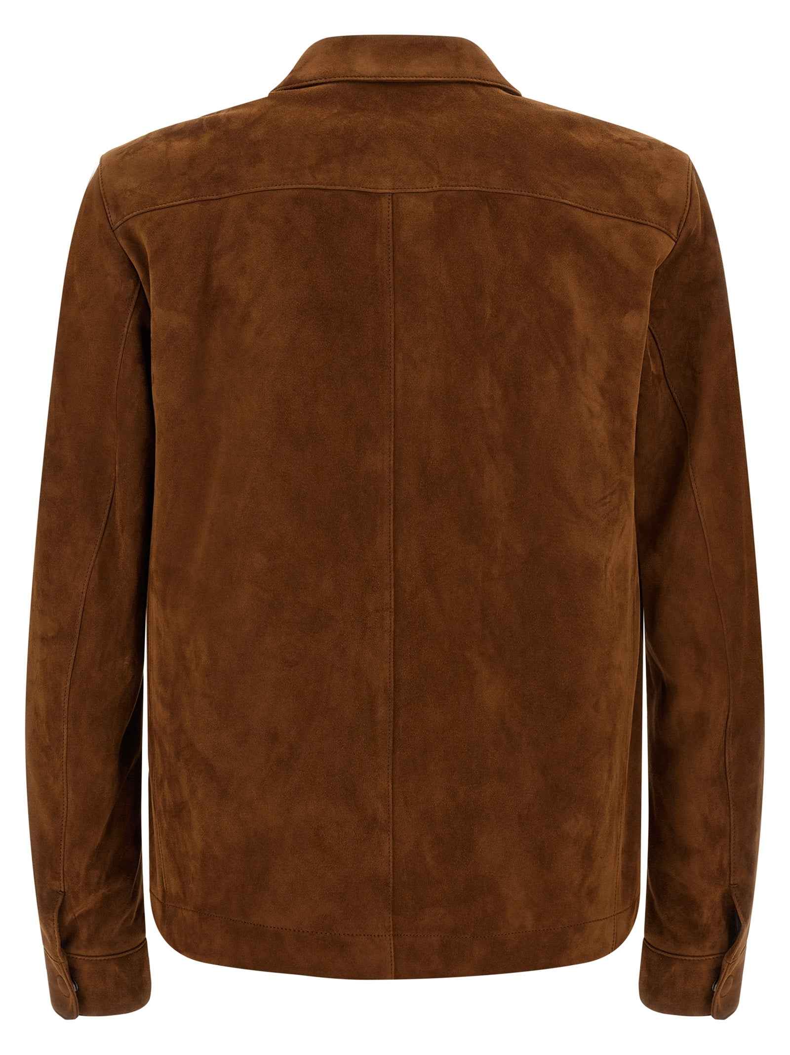 Brown Lamb Leather Leather Jacket