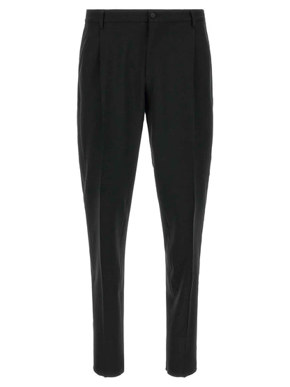 Black Virgin Wool Two-Piece Suit
