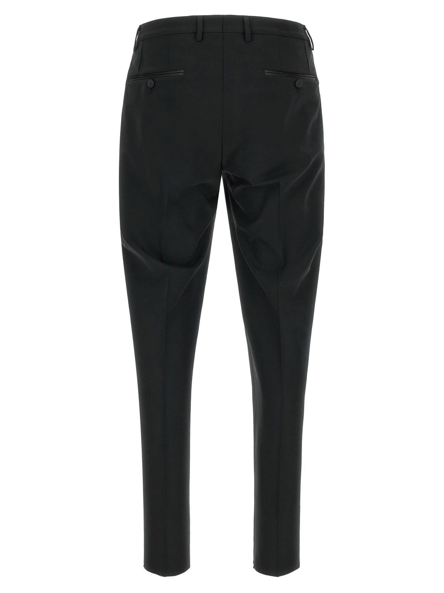 Black Virgin Wool Two-Piece Suit