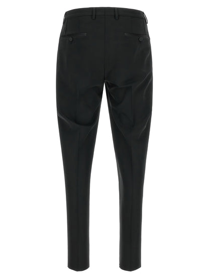 Black Virgin Wool Two-Piece Suit