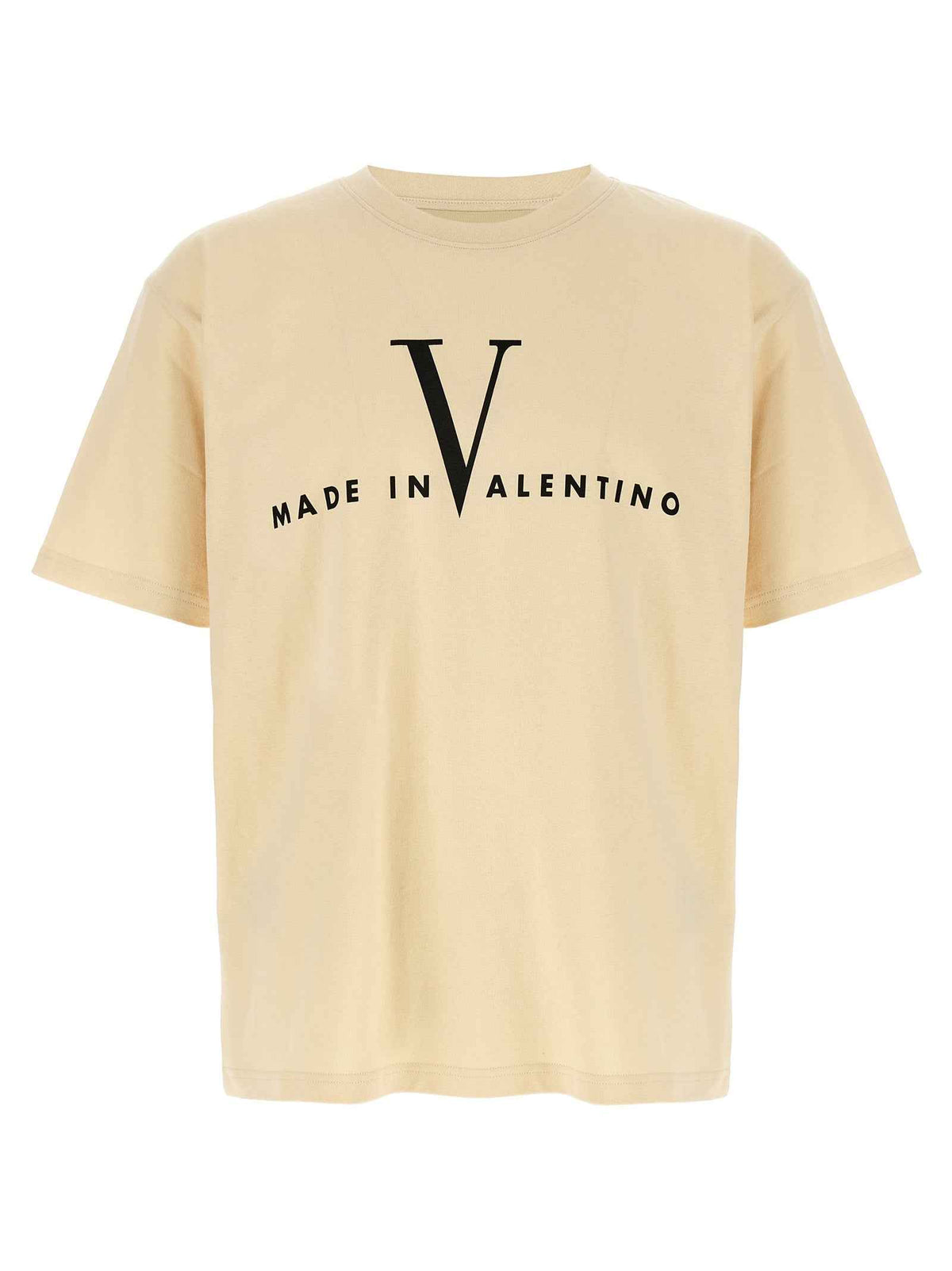 Beige Cotton T-Shirt