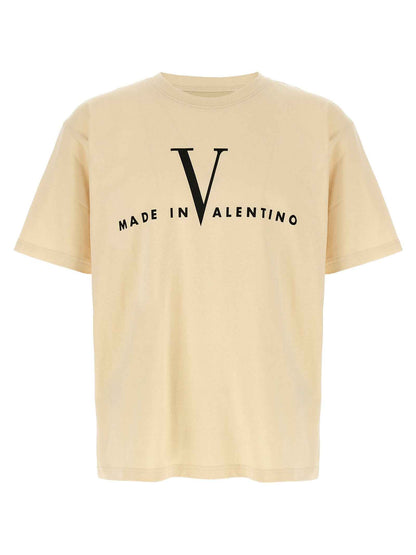 Beige Cotton T-Shirt