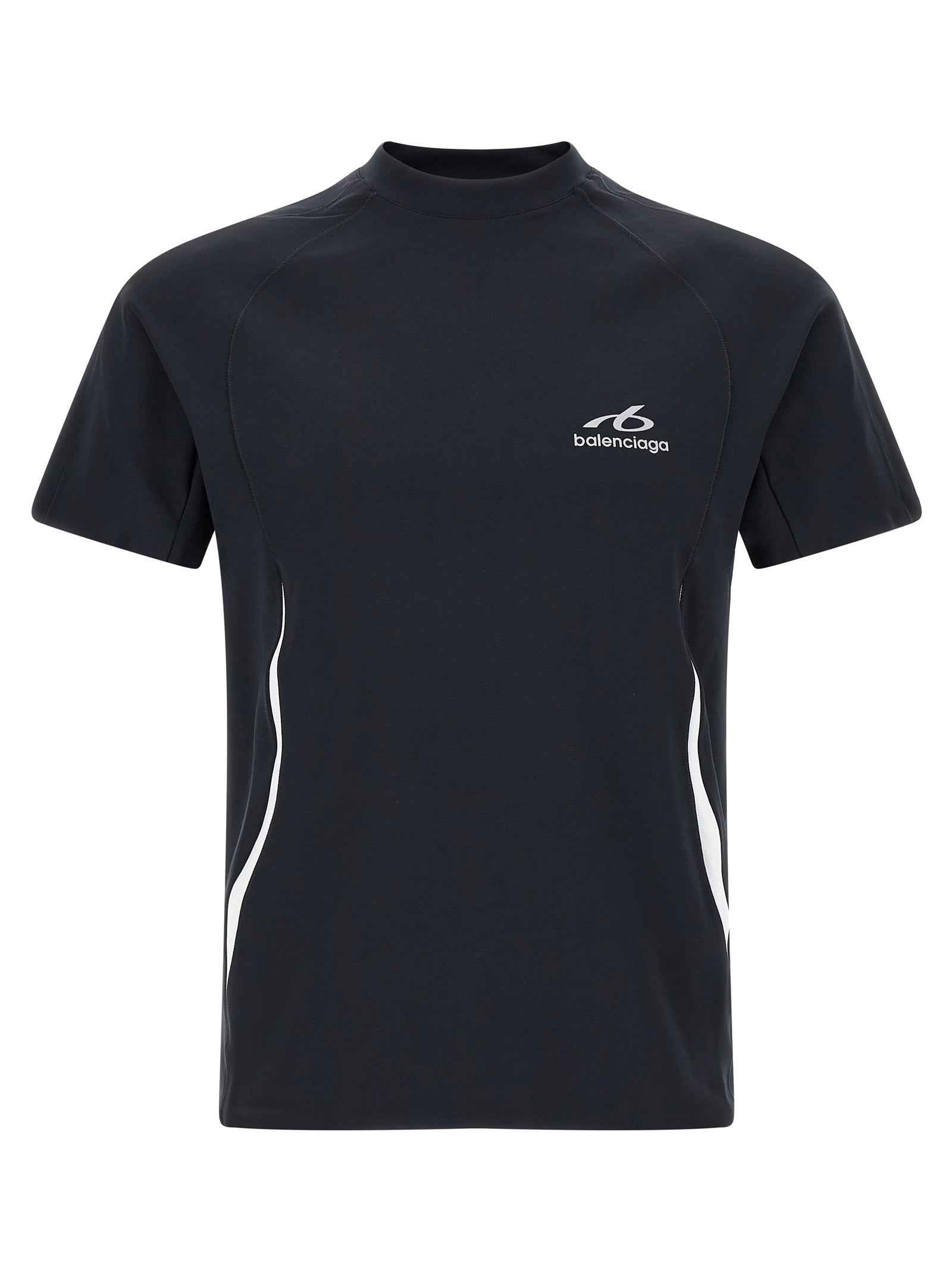 Blue Polyamide T-Shirt