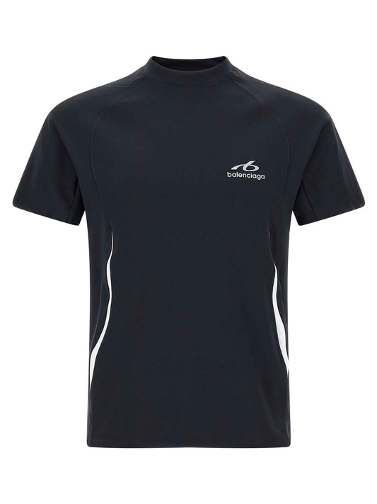 Blue Polyamide T-Shirt