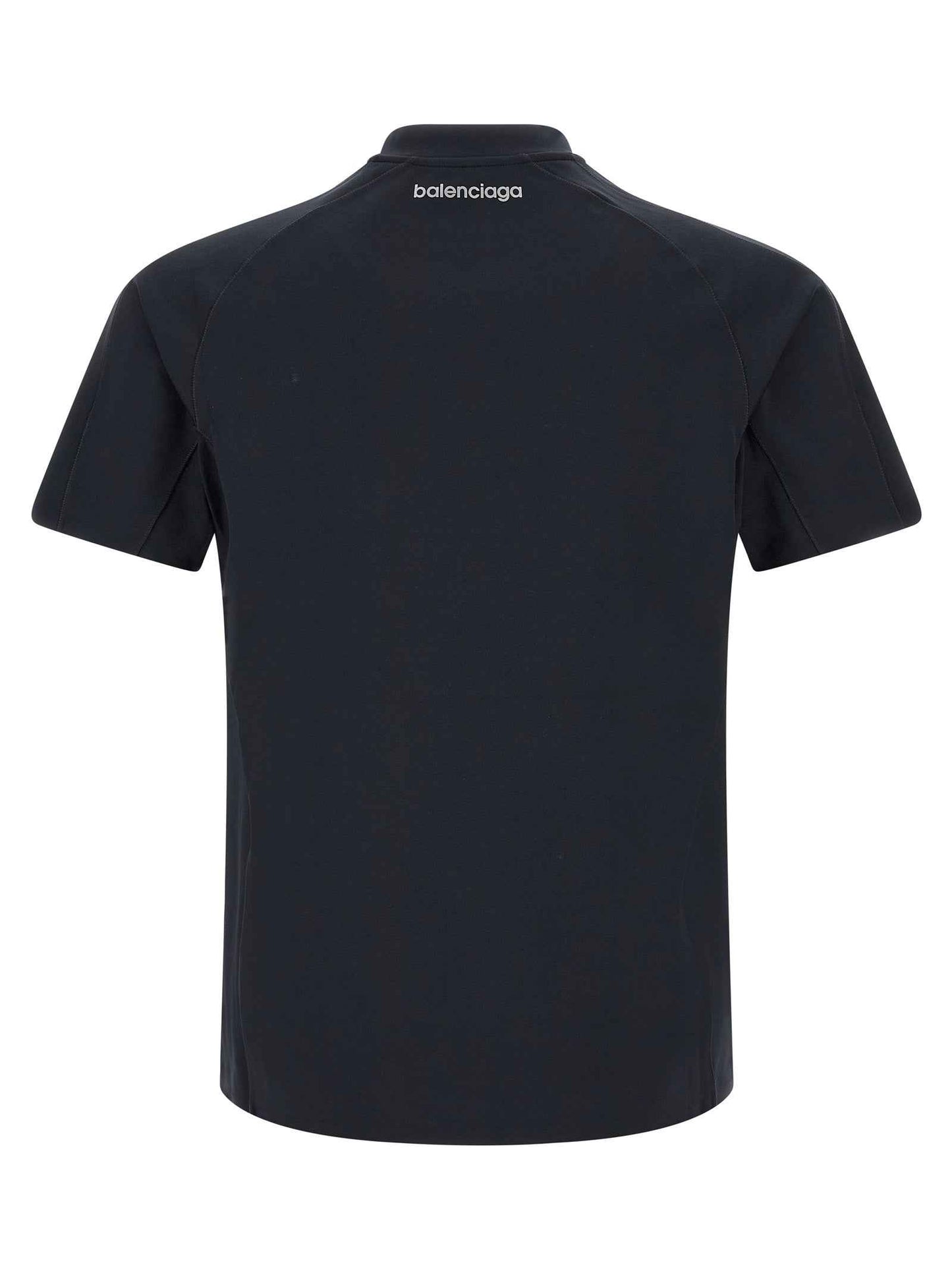 Blue Polyamide T-Shirt