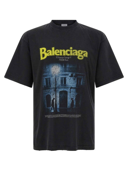 Black Cotton T-Shirt