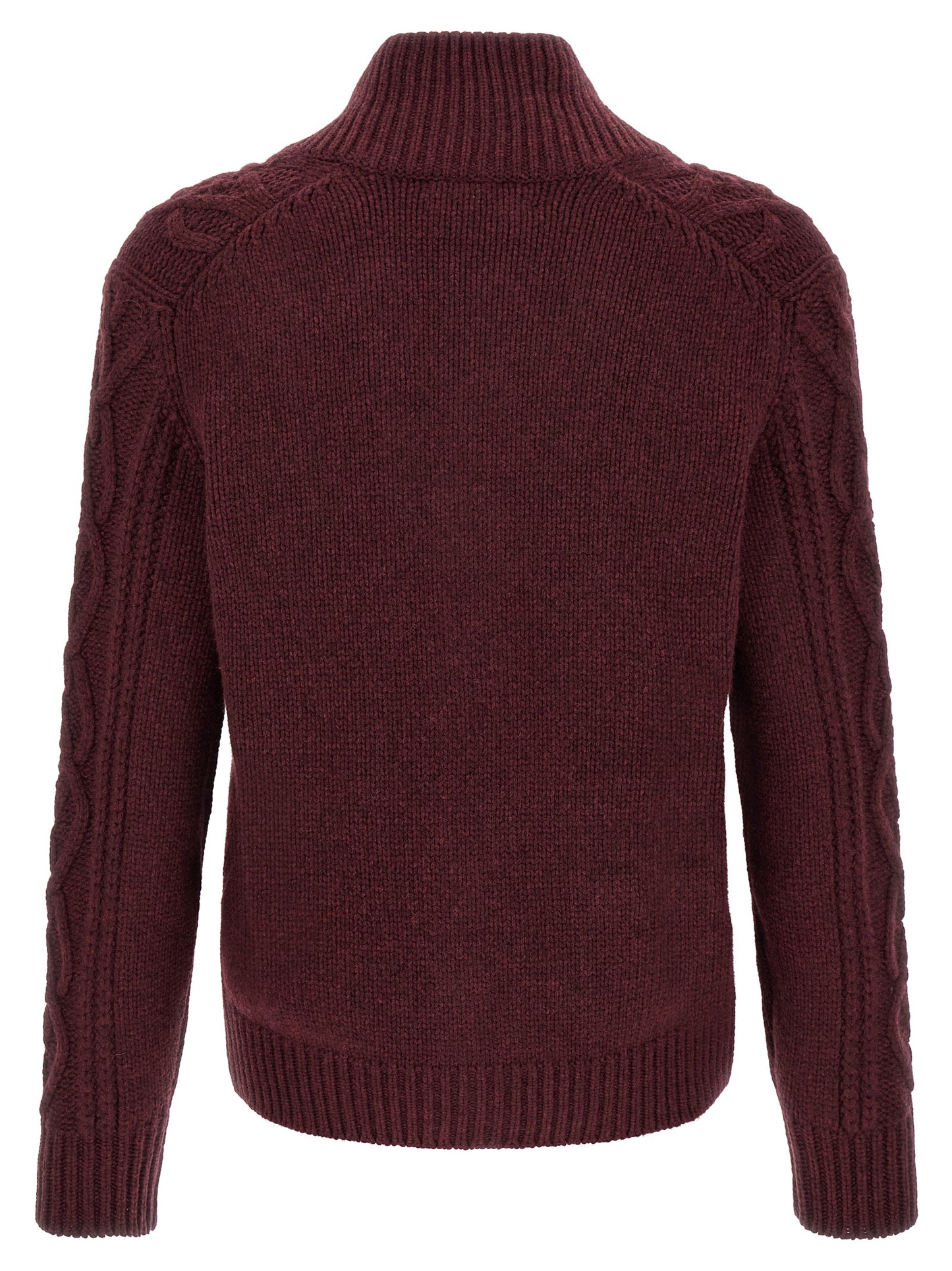 Bordeaux Cashmere Cardigan