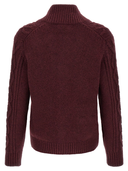 Bordeaux Cashmere Cardigan