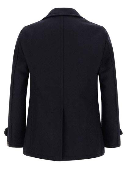 Blue Wool Coat
