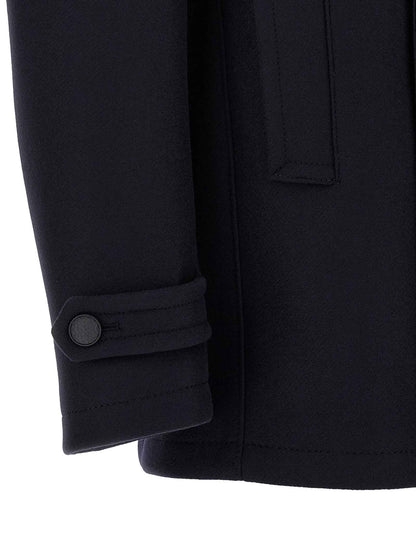 Blue Wool Coat