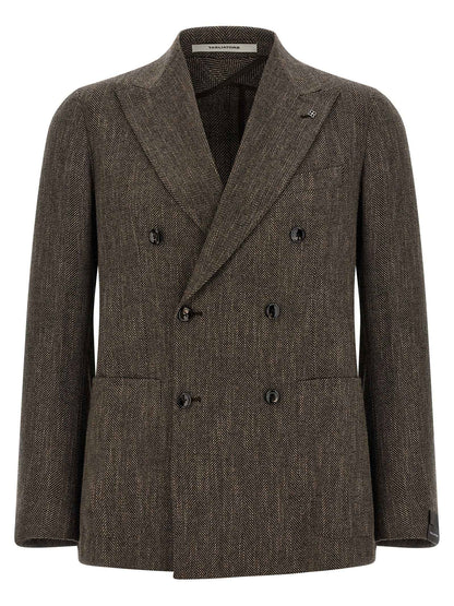 Brown Virgin Wool Blazer