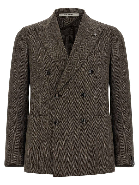 Brown Virgin Wool Blazer