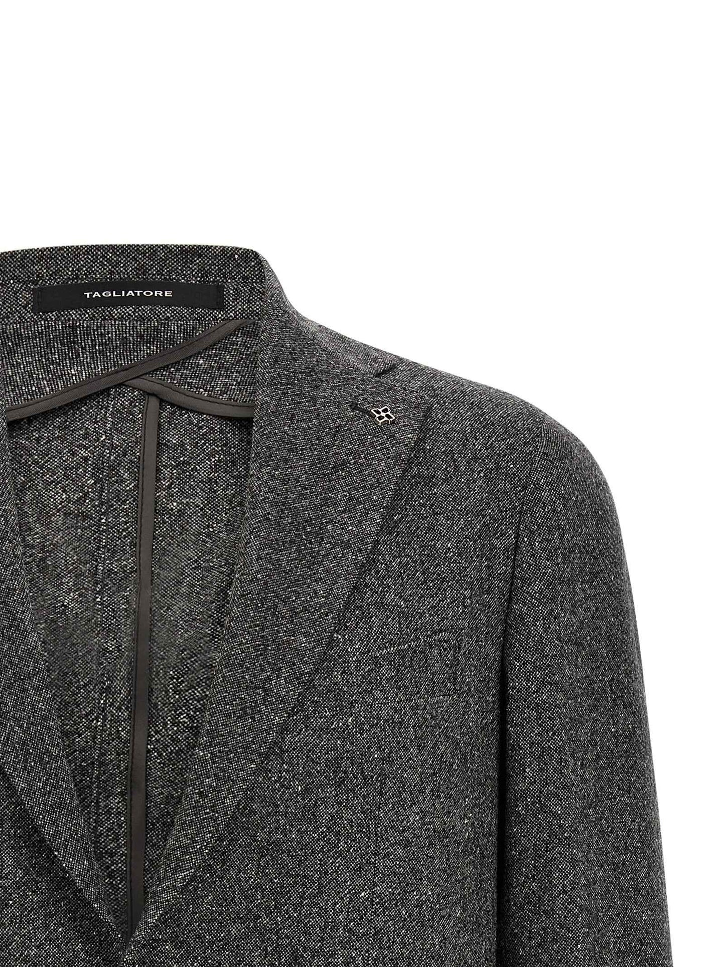 Gray Virgin Wool Blazer