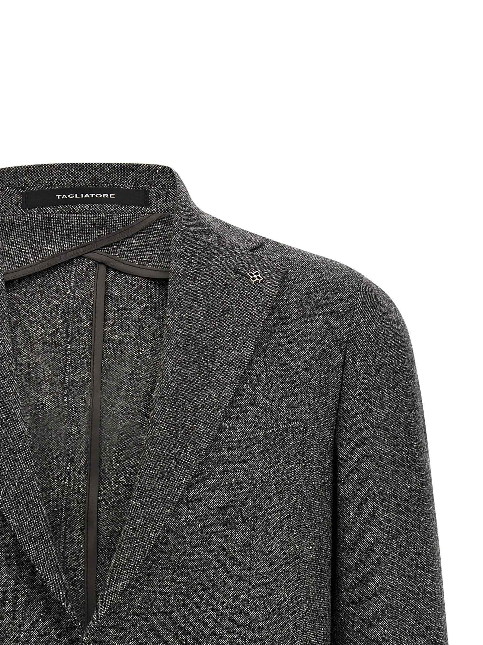 Gray Virgin Wool Blazer