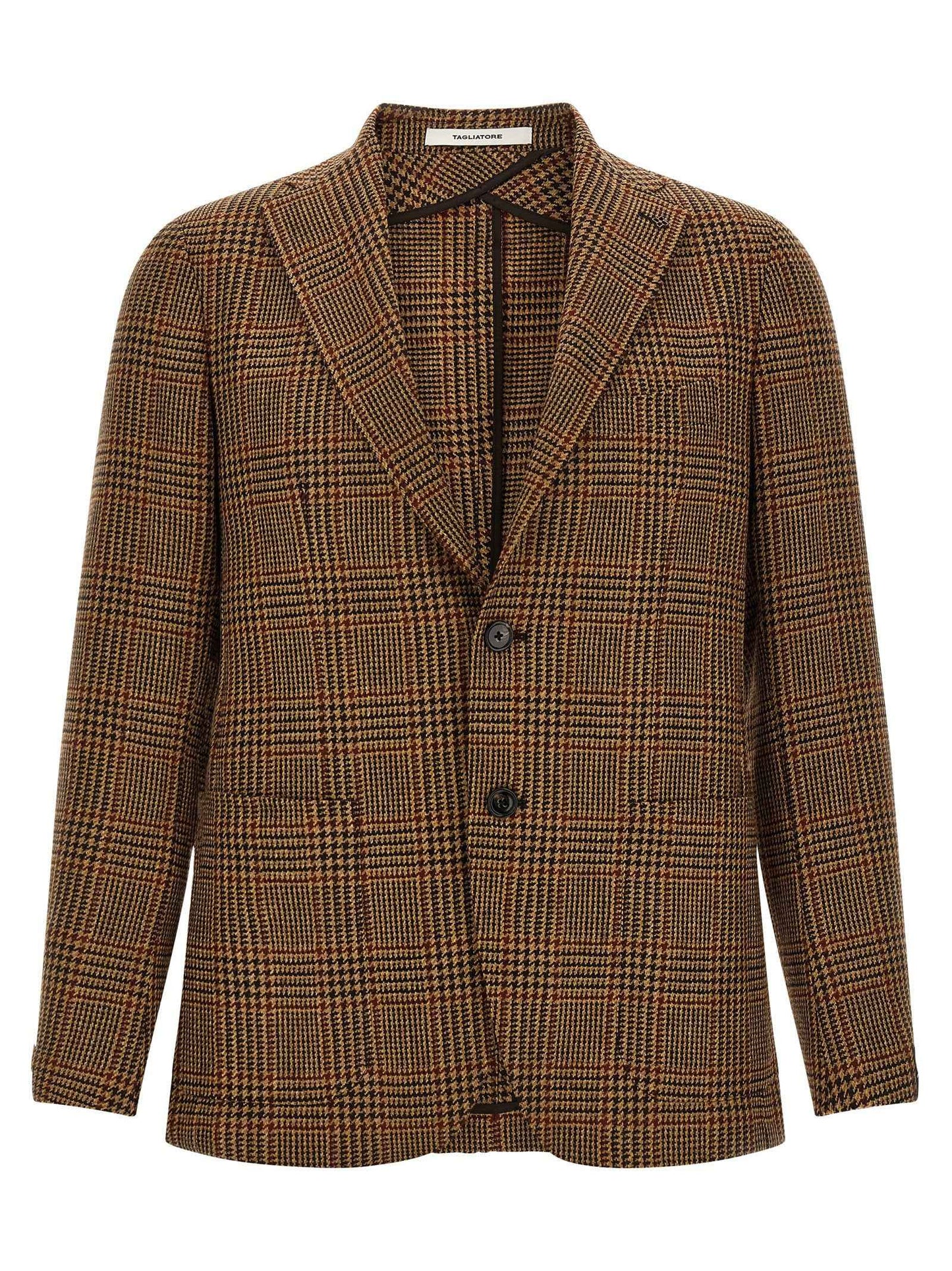 Brown Virgin Wool Blazer