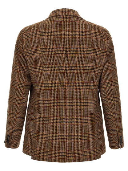 Brown Virgin Wool Blazer