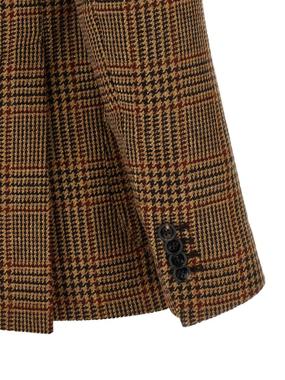 Brown Virgin Wool Blazer
