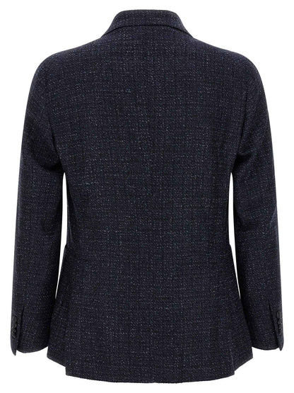 Blue Virgin Wool Blazer