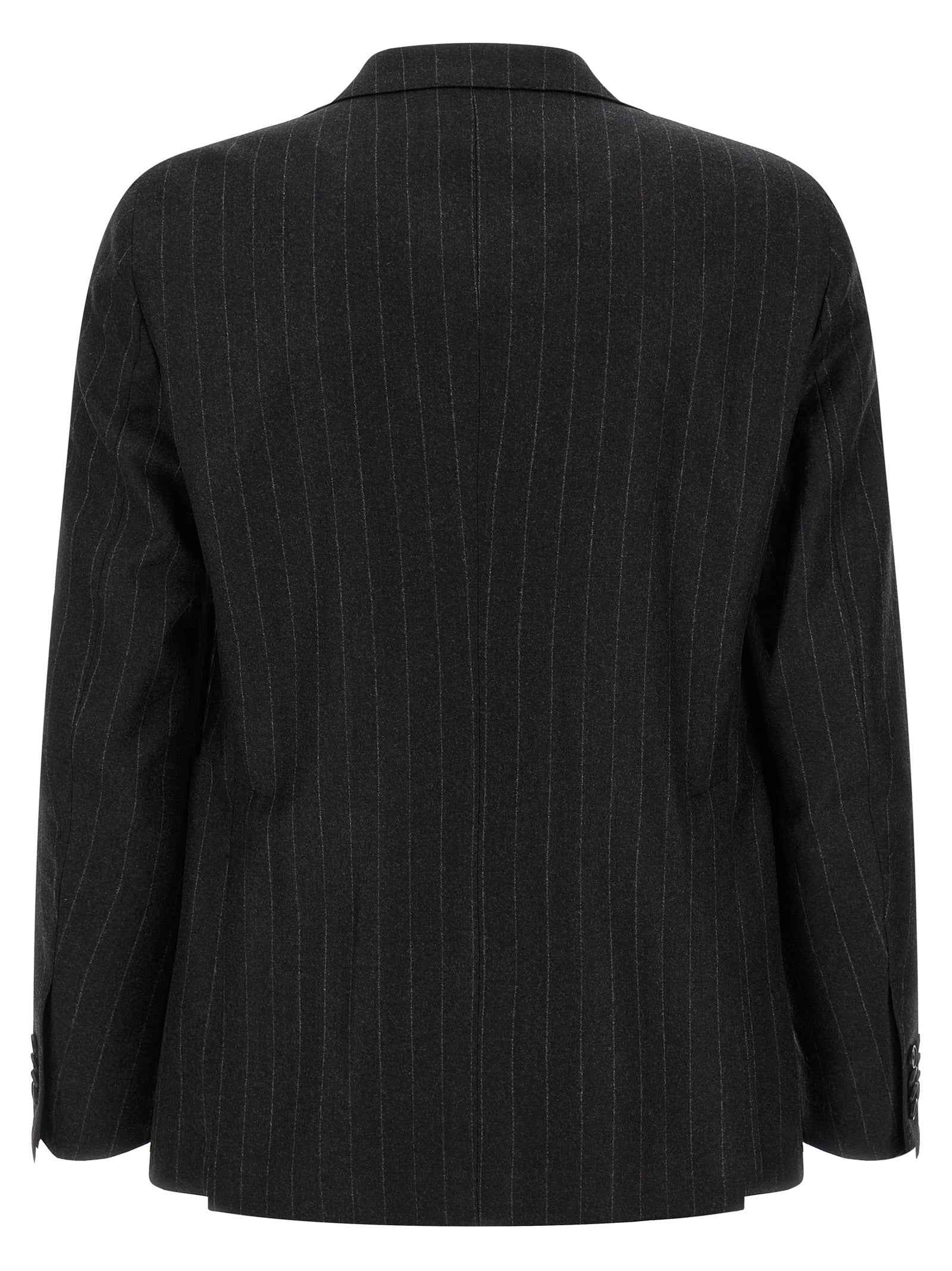 Gray Virgin Wool Two-Piece Suit
