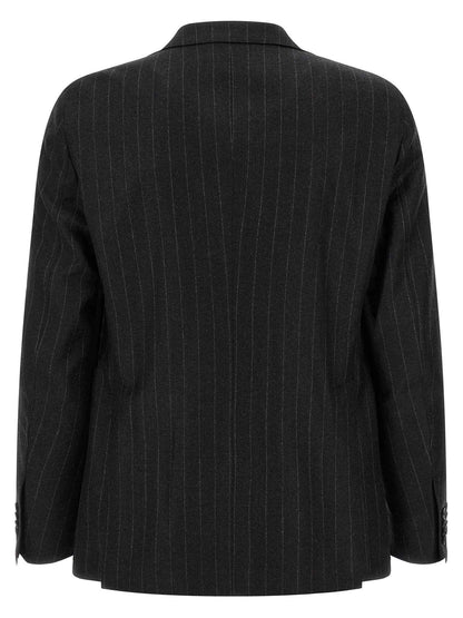 Gray Virgin Wool Two-Piece Suit