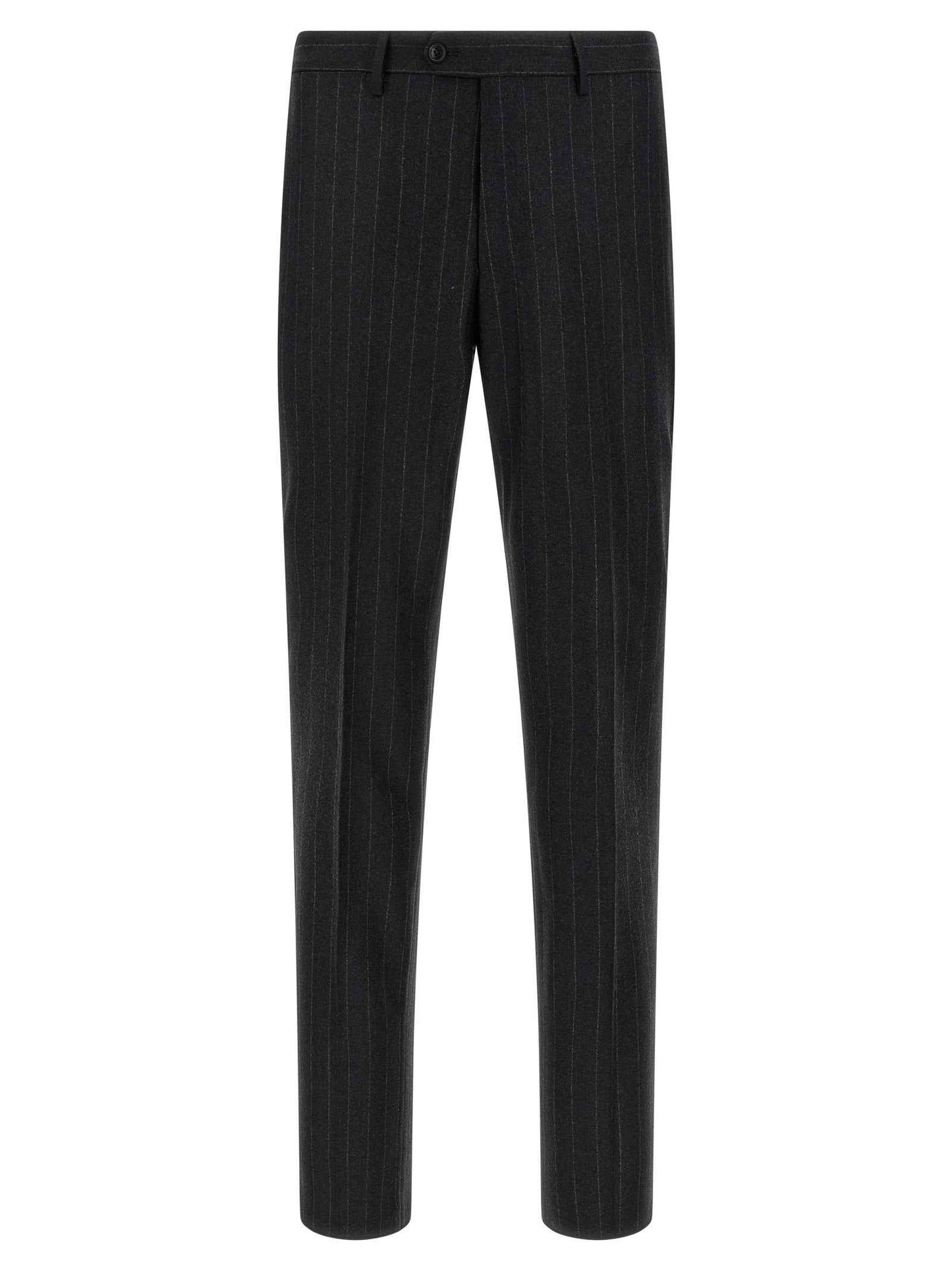Gray Virgin Wool Two-Piece Suit