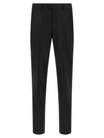 Gray Virgin Wool Two-Piece Suit