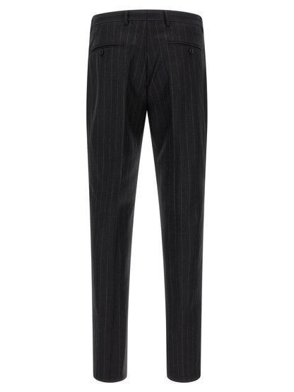 Gray Virgin Wool Two-Piece Suit