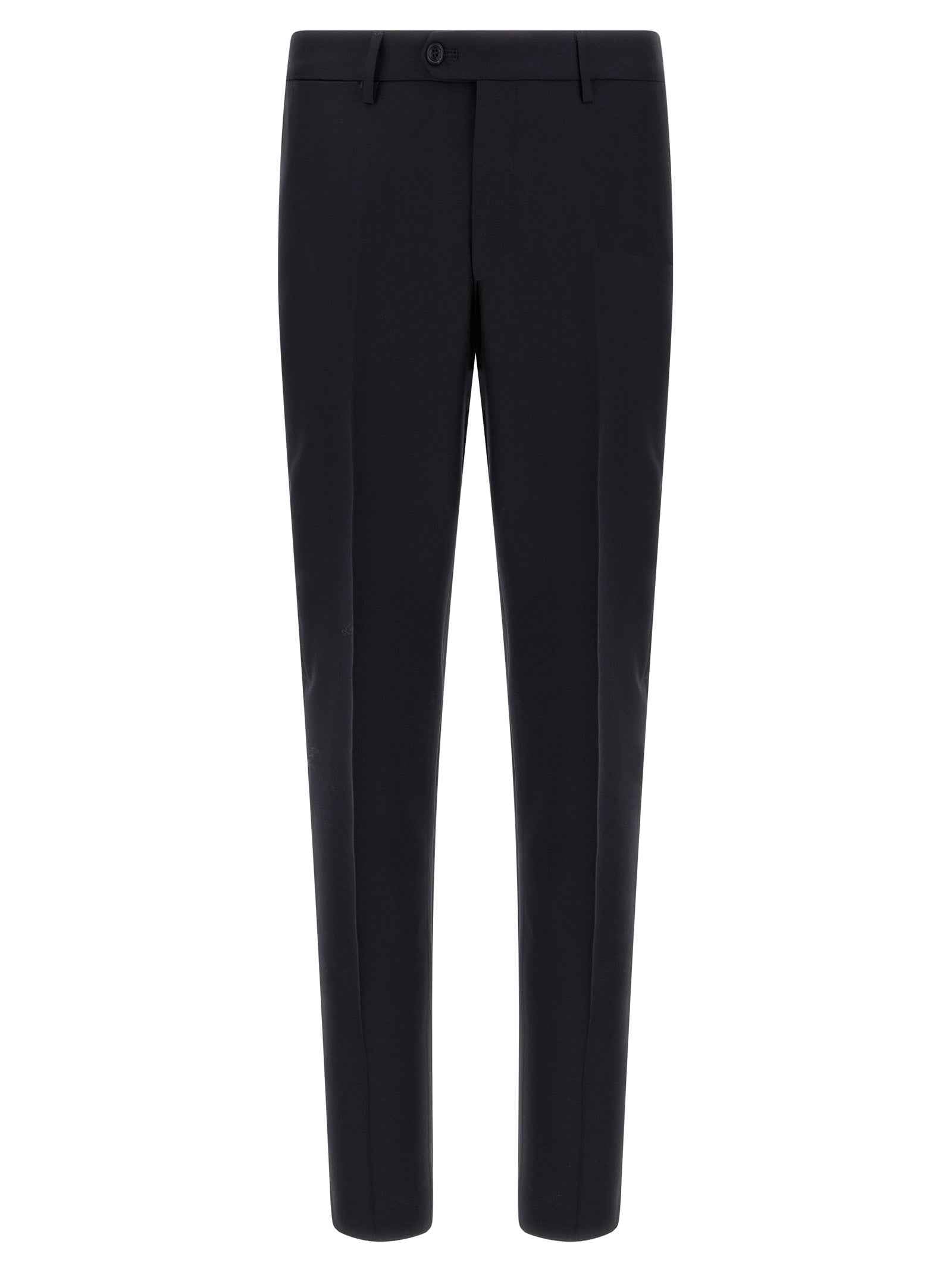 Blue Virgin Wool Two-Piece Suit