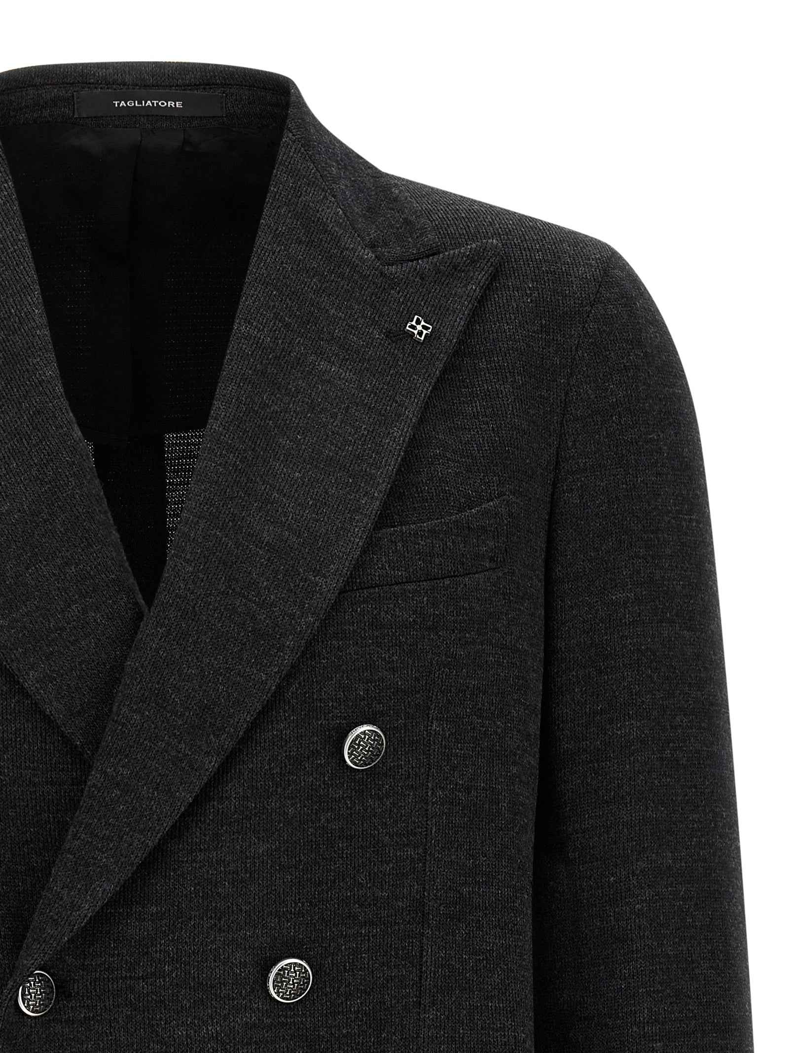Gray Polyester Blazer