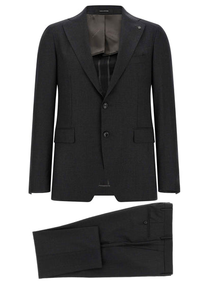 Gray Virgin Wool Two-Piece Suit